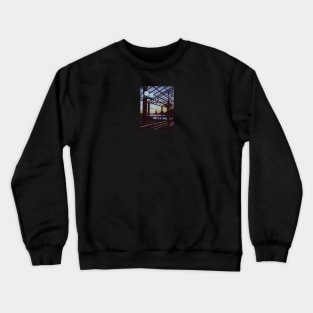 Dusk at Freedom's Birthplace, Ellis Island Crewneck Sweatshirt